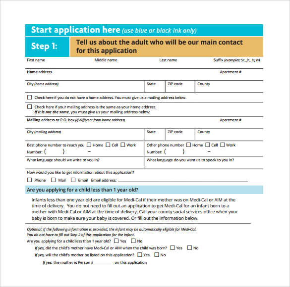 form waiver health Format Samples, Medical  Form Examples,  7 Free Application