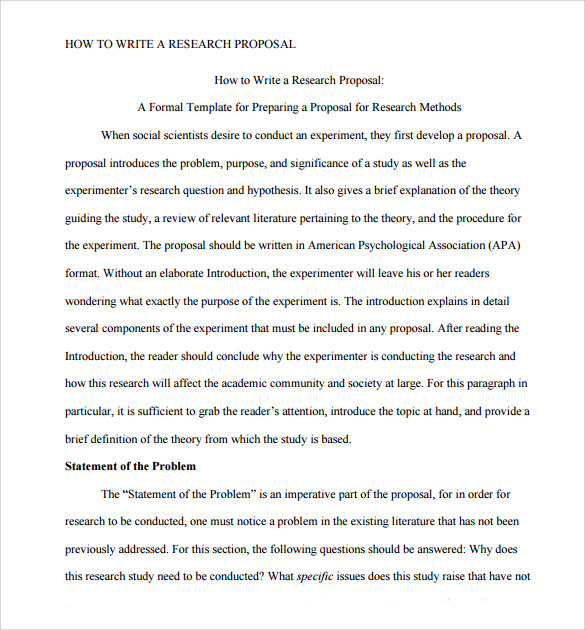 how to write a proposal essay example