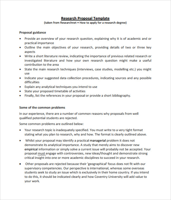 free download pdf research proposal template