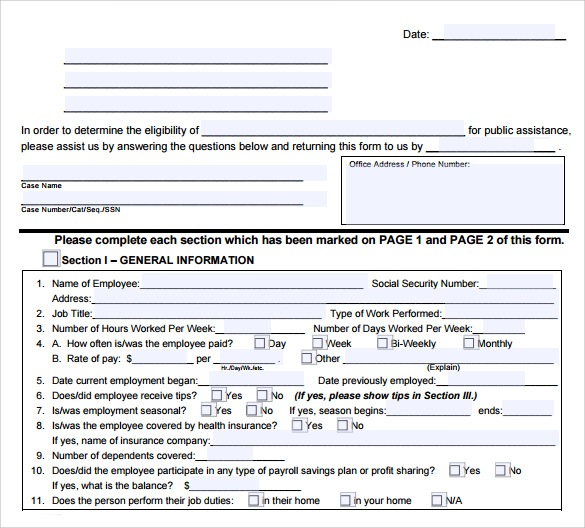 verification of employee