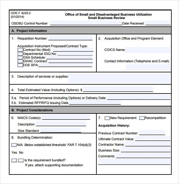 business plan review example