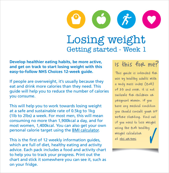 Create A Weight Loss Chart