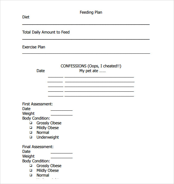 FREE 8+ Sample Weight Loss Chart Templates in PDF | MS Excel