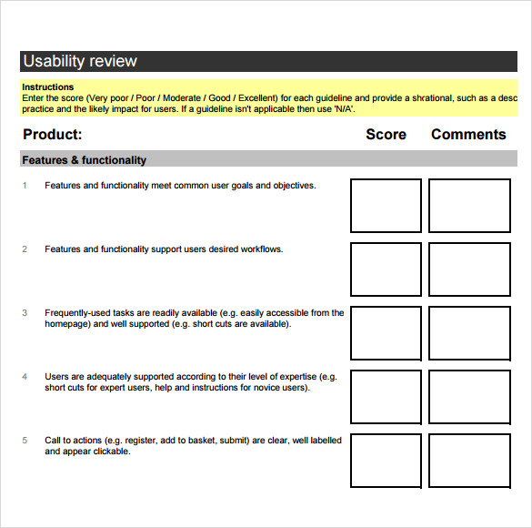 Info product Report Template PDF