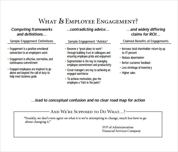 employment engagement survey template