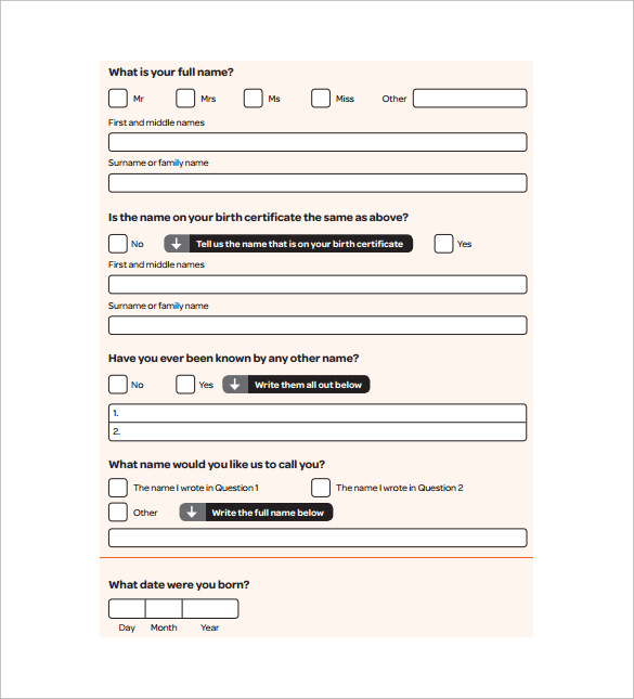 orphan child benefit form