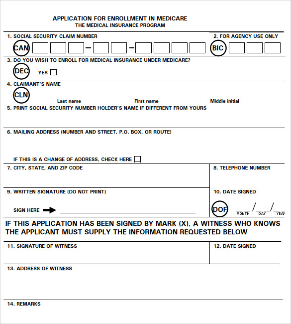 How To To Print Medicare Application Form