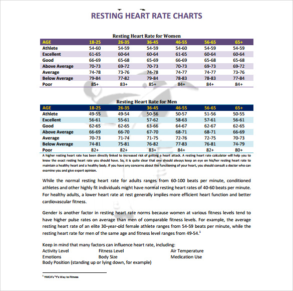 11-heart-rate-chart-templates-sample-templates