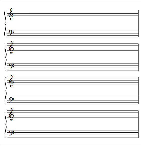 music staff paper