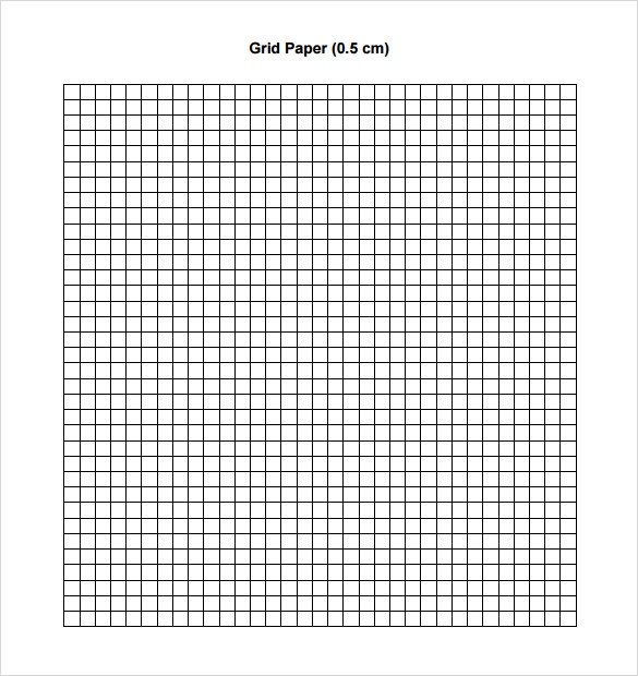7 grid paper templates samples examples format