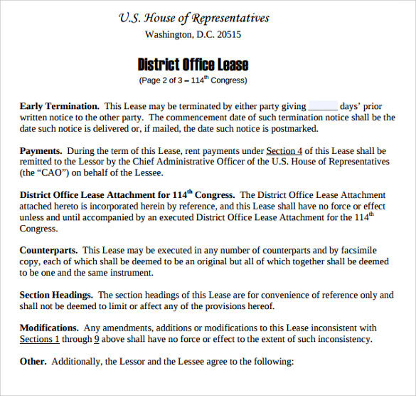 washington office lease agreement1