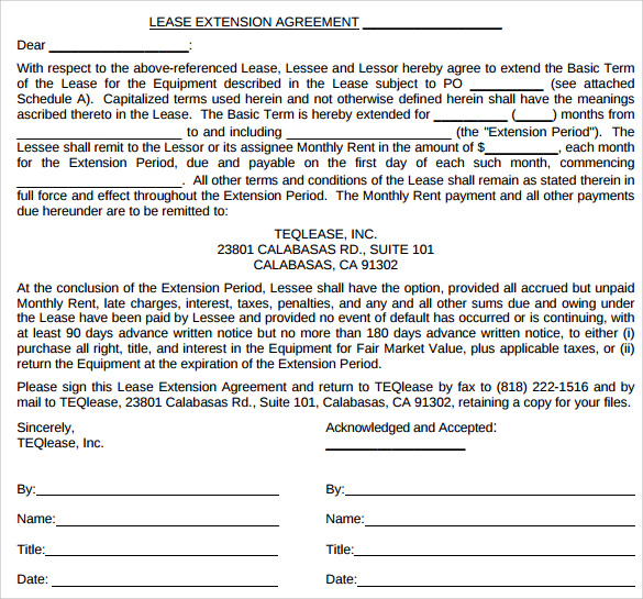 free-8-lease-extension-agreements-in-pdf-ms-word