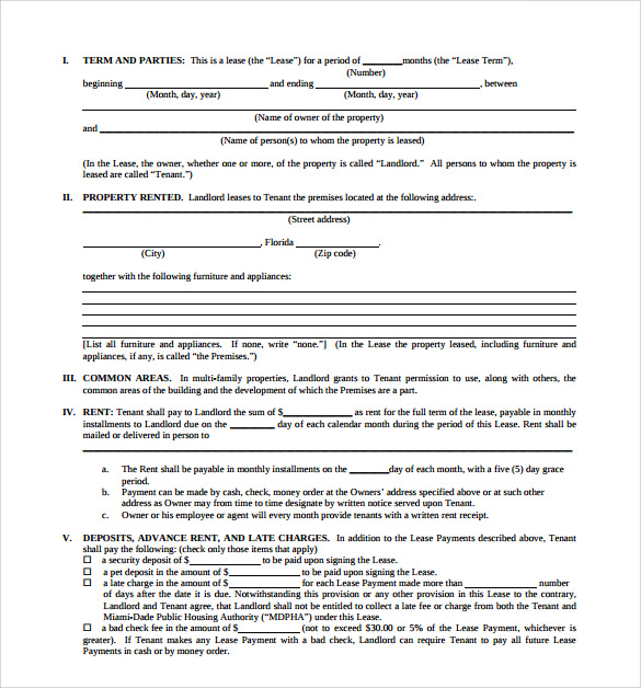 download land lord leaseagreement