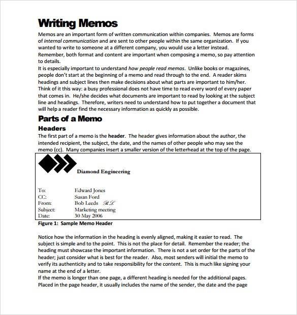 11+ Formal Memorandum Templates - Free Sample, Example, Format