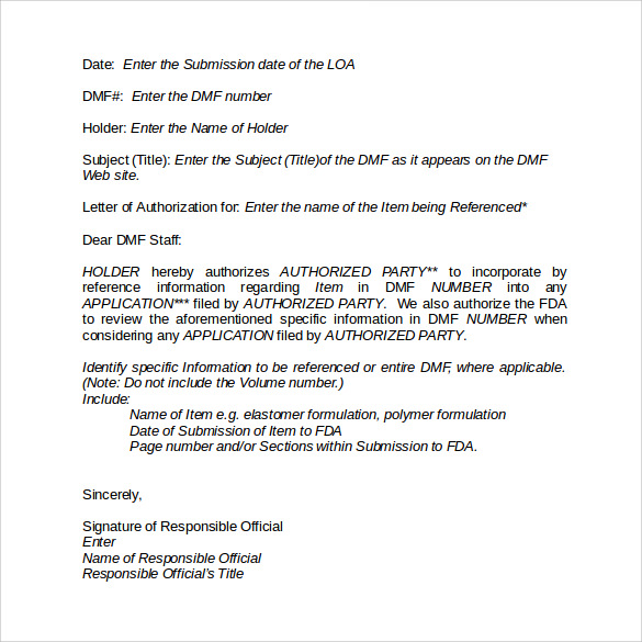 letter of authorization doc