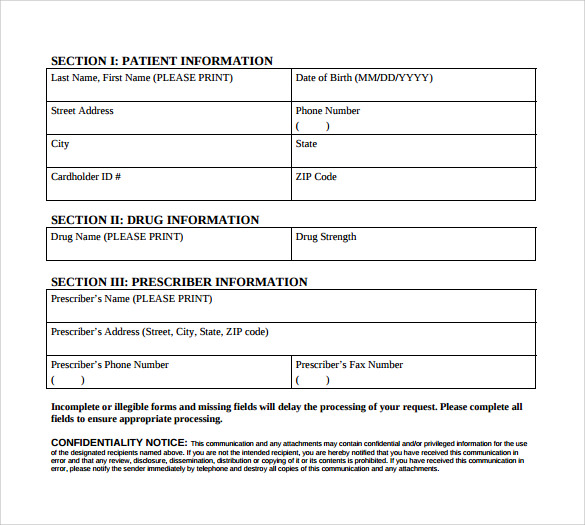 caremark prior authorization form request