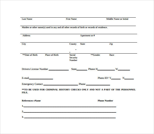 background check authorization form pdf