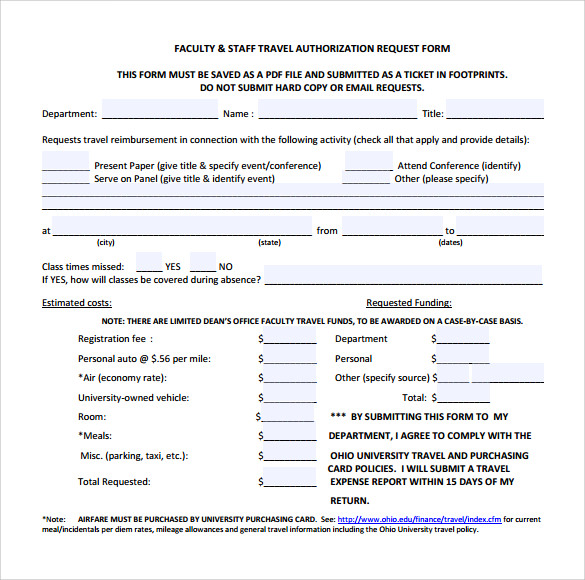 trinidad travel authorization form