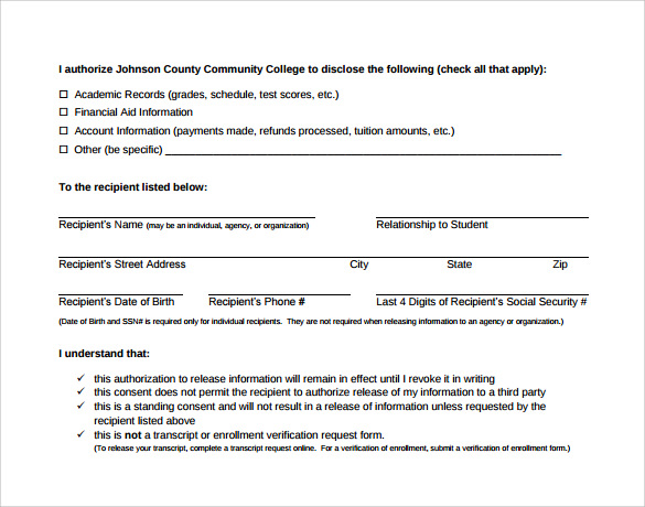 release-of-information-template-free