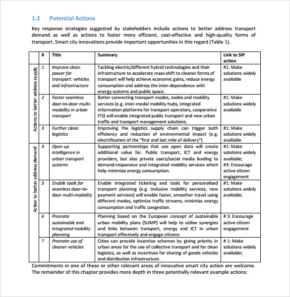 Operational Implementation Plan Template