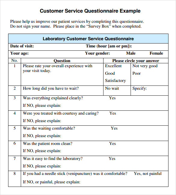 customer satisfaction survey pdf