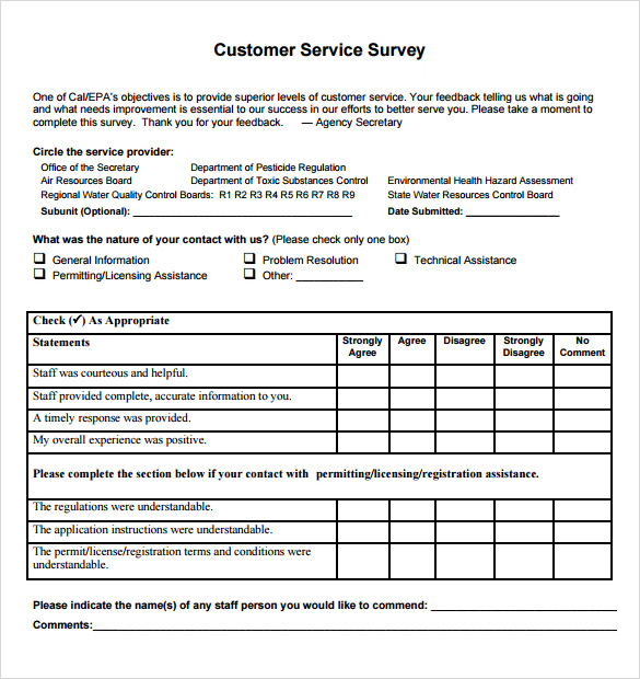 Customer Satisfaction Survey Customer Satisfaction Survey Template 