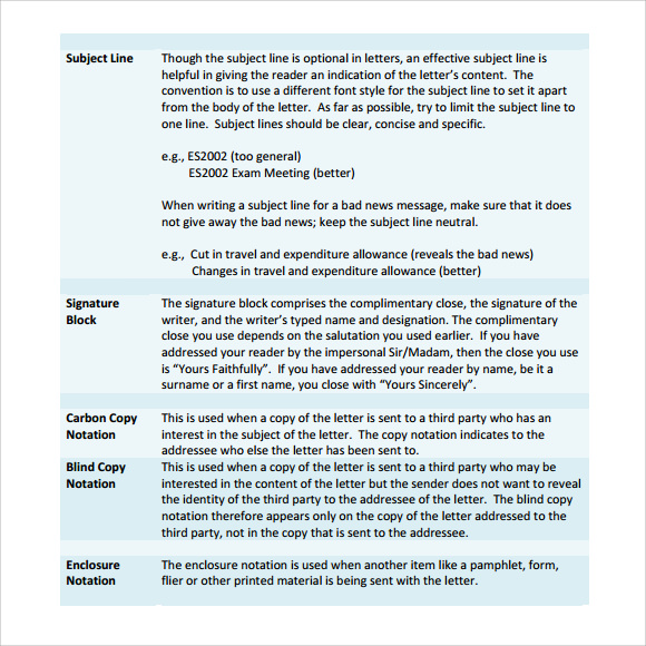 how to format a business letter pdf