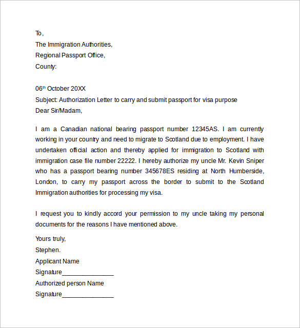 Sample Authorization Letter For Bank Verification Contoh 36