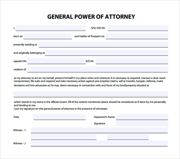 50-free-power-of-attorney-forms-templates-durable-medical-general