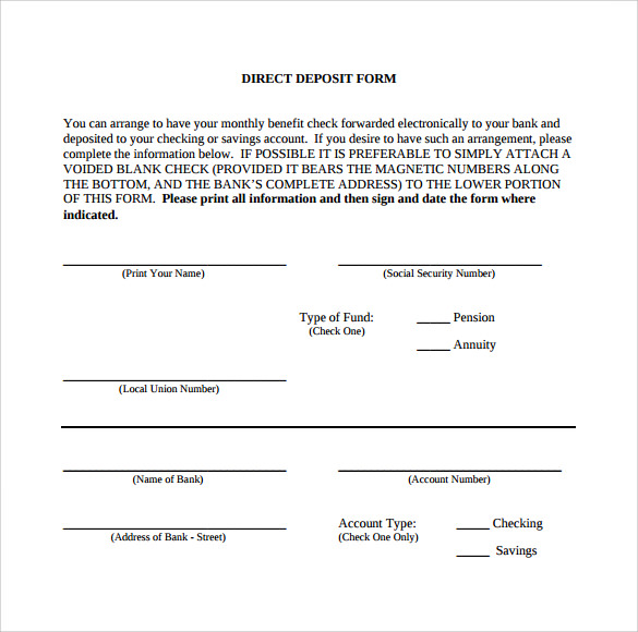 9-direct-deposit-form-download-for-free-sample-templates