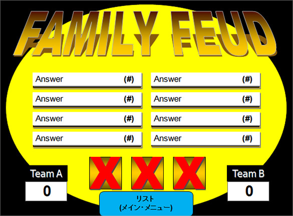 FREE 5 Family Feud Power Point Templates In PPT