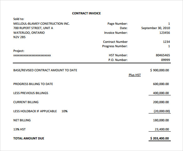 downloadable general invoice template