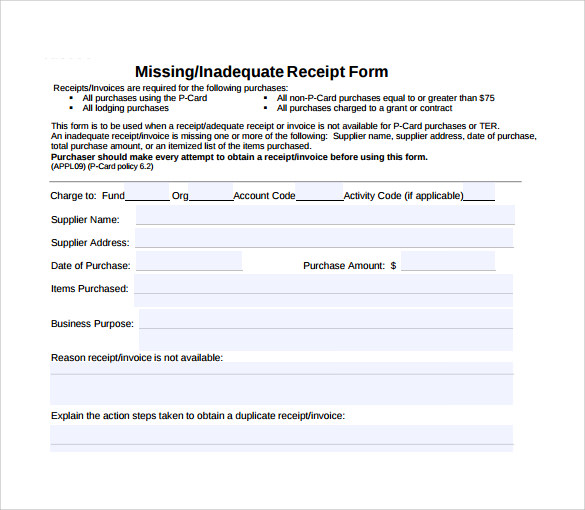 printable invoice receipt template