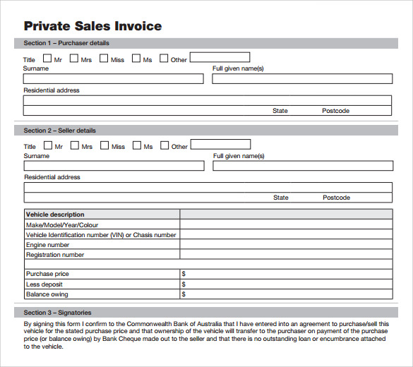 sales receipt invoice template