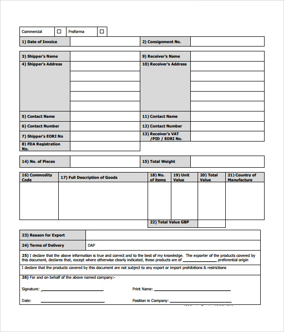 general invoice template pdf