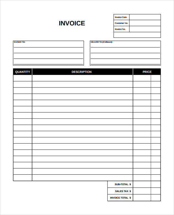 indesign invoice template example