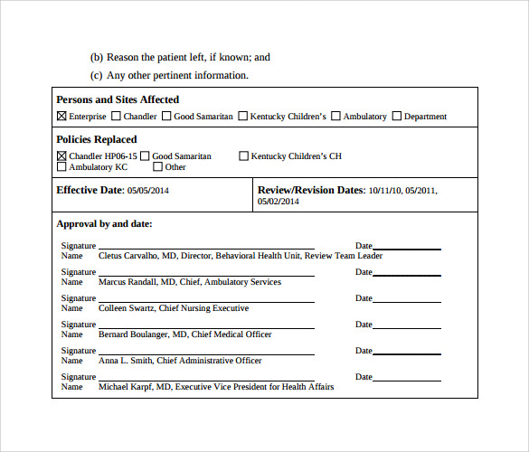 download medical advice template form