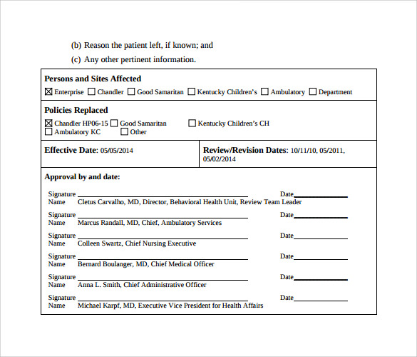 Sample Medical Advice Forms - 7+ Documents Download IN PDF 