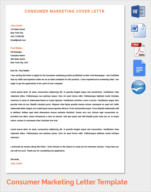 consumer marketing cover letter template1