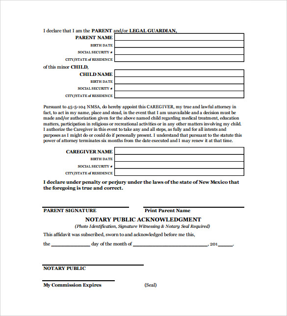 FREE 14 Sample Medical Power Of Attorney Forms In PDF MS Word