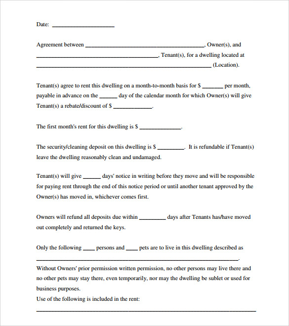 free 18 room rental agreement templates in pdf ms word google docs pages