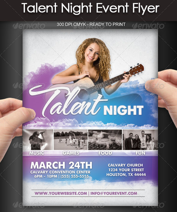 talent show flyer