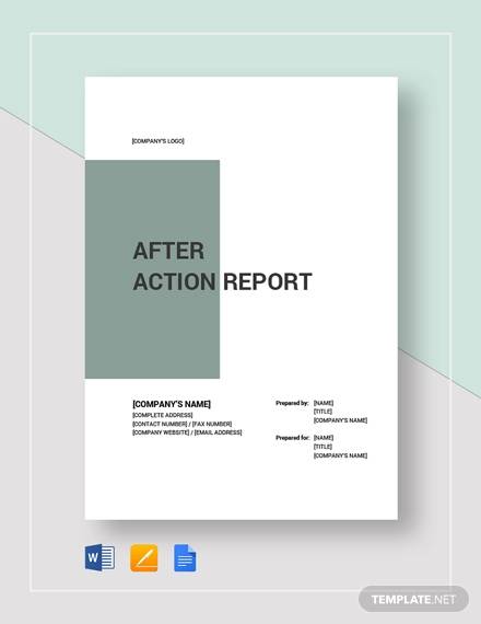 FREE 11+ Sample After Action Reports in PDF | Google Docs | Apple Pages ...