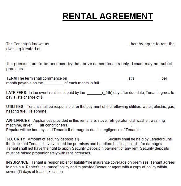 FREE 8 Sample Apartment Rental Agreement Templates In PDF MS Word 