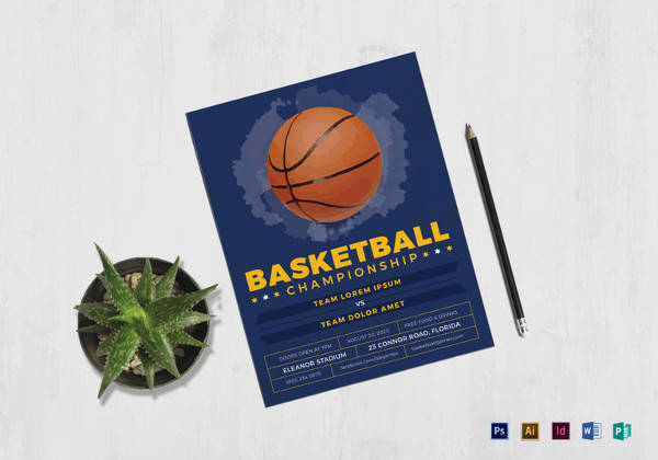 basketball flyer template