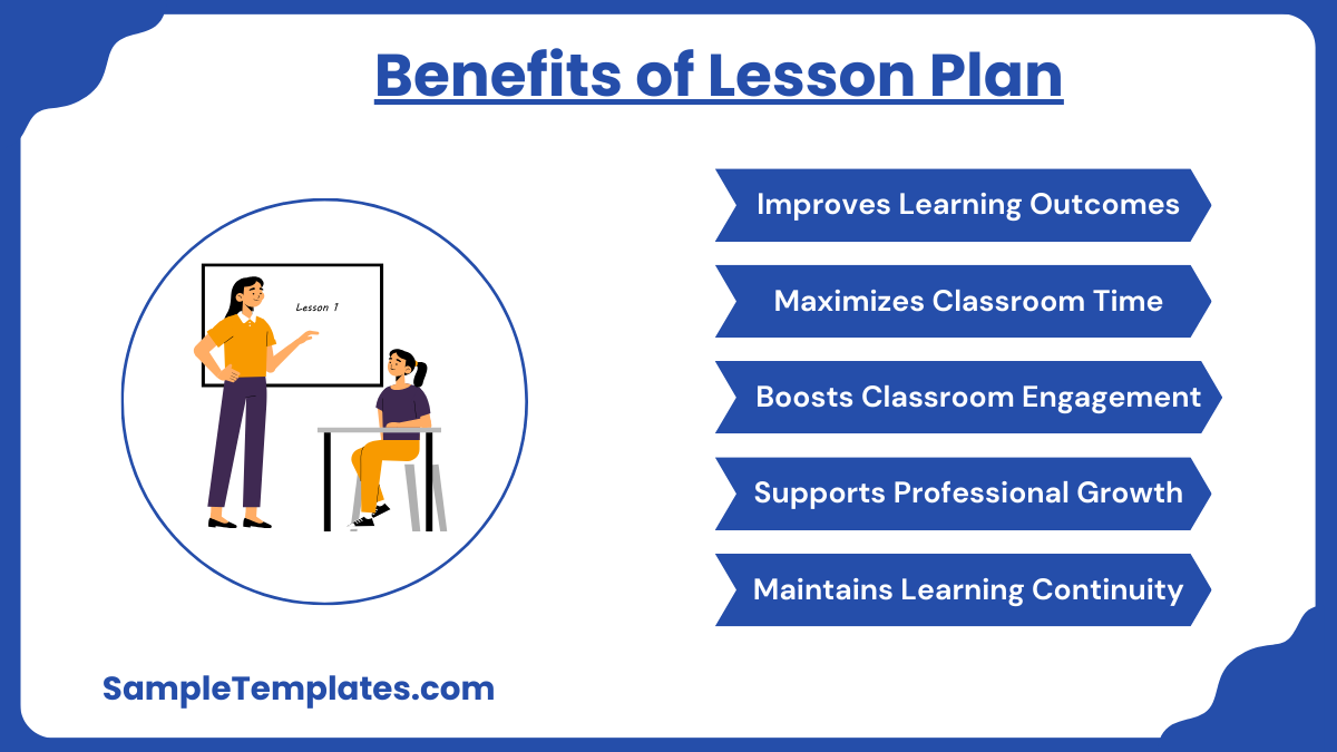 benefits of lesson plan