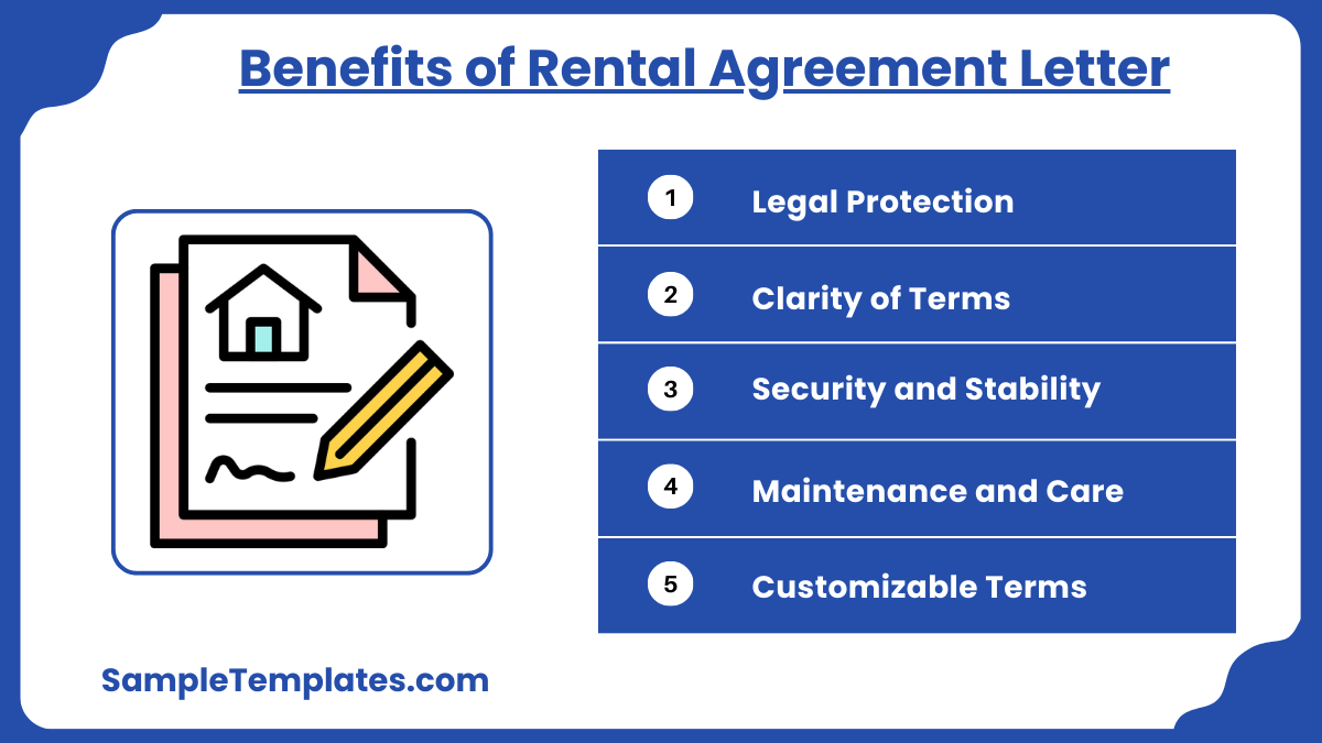 benefits of rental agreement letter