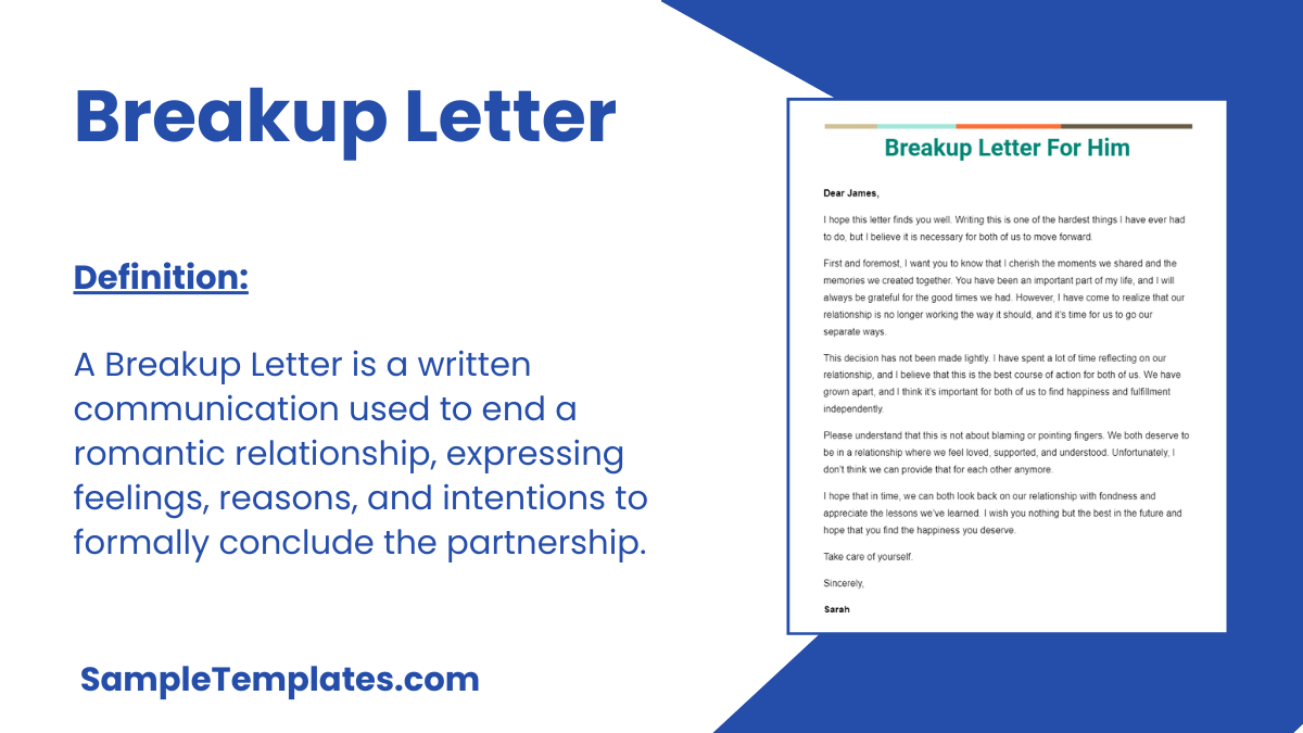 Breakup Letter