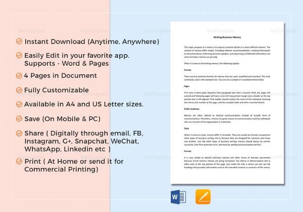 business memo template1