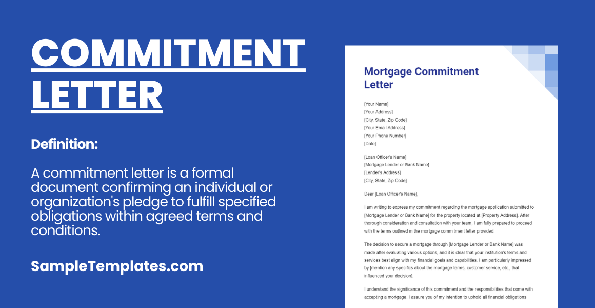 commitment letter